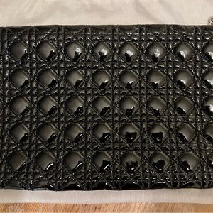 Christian Dior Cannage Clutch leather bag